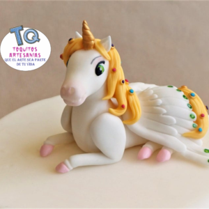 adorno unicornio para tortas