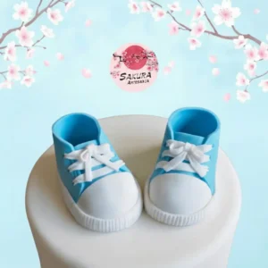 Championes baby shower Adorno Para Tortas