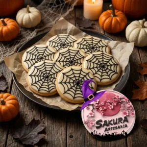 Galletas Halloween Tela Araña