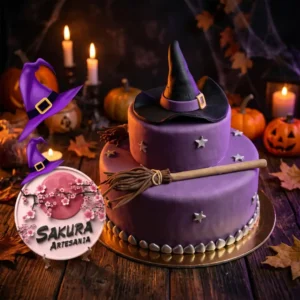 Torta Bruja de 2 Pisos Halloween
