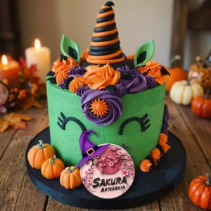 Torta Unicornio Halloween