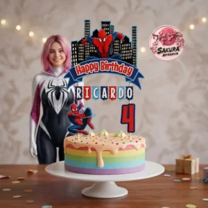 Spiderman Cake Toppers