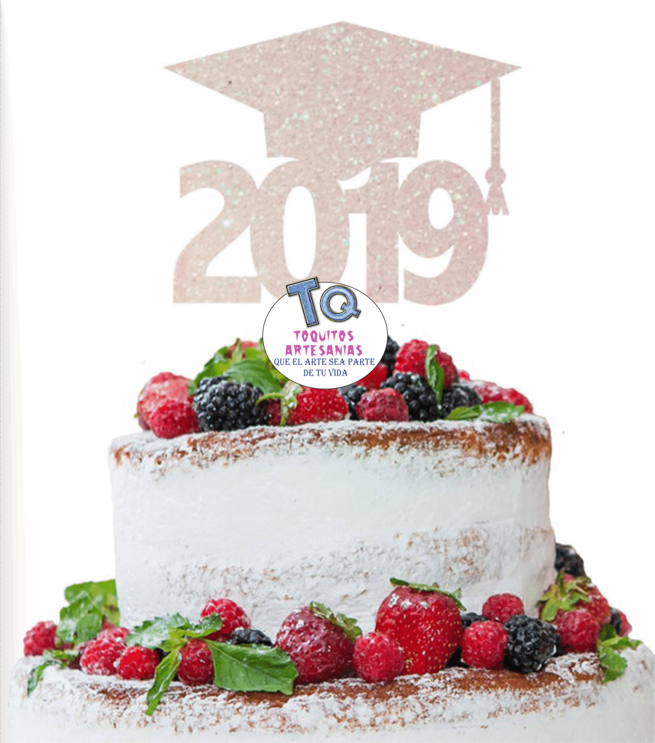 Graduación Cake Toppers cod AT074 - Imagen 2