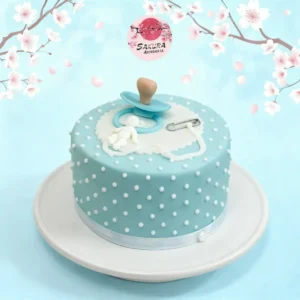 Torta baby shower chupete