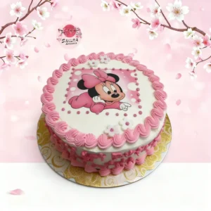 Torta baby shower merengue con lamina