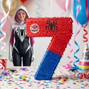 Piñatas numeros Spider-Man