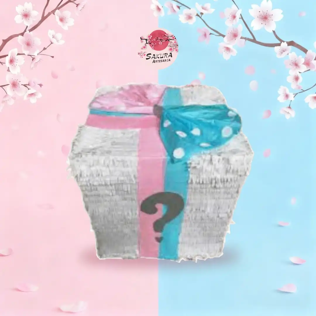 Piñata revelación de sexo box