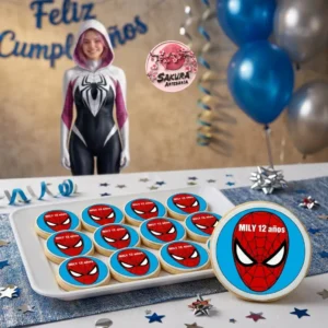 Galletas Spiderman pack x12