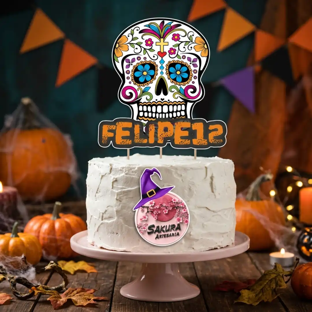 Halloween cake toppers