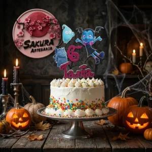 Vampirina cake Toppers 3d