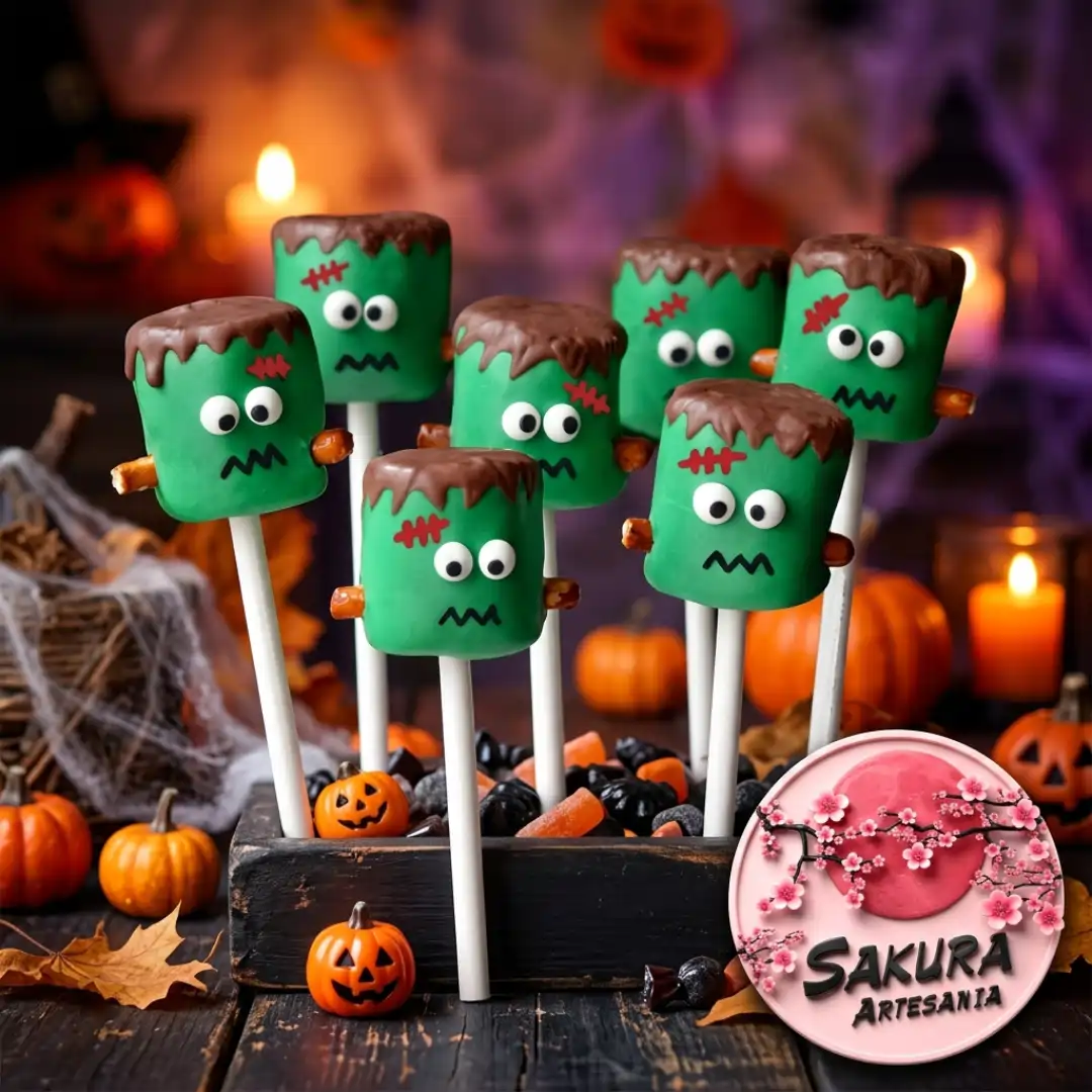 Cake Pop Frankenstein Halloween