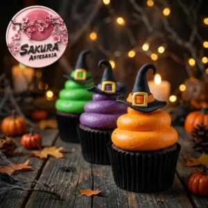 Cupcake Bruja Halloween