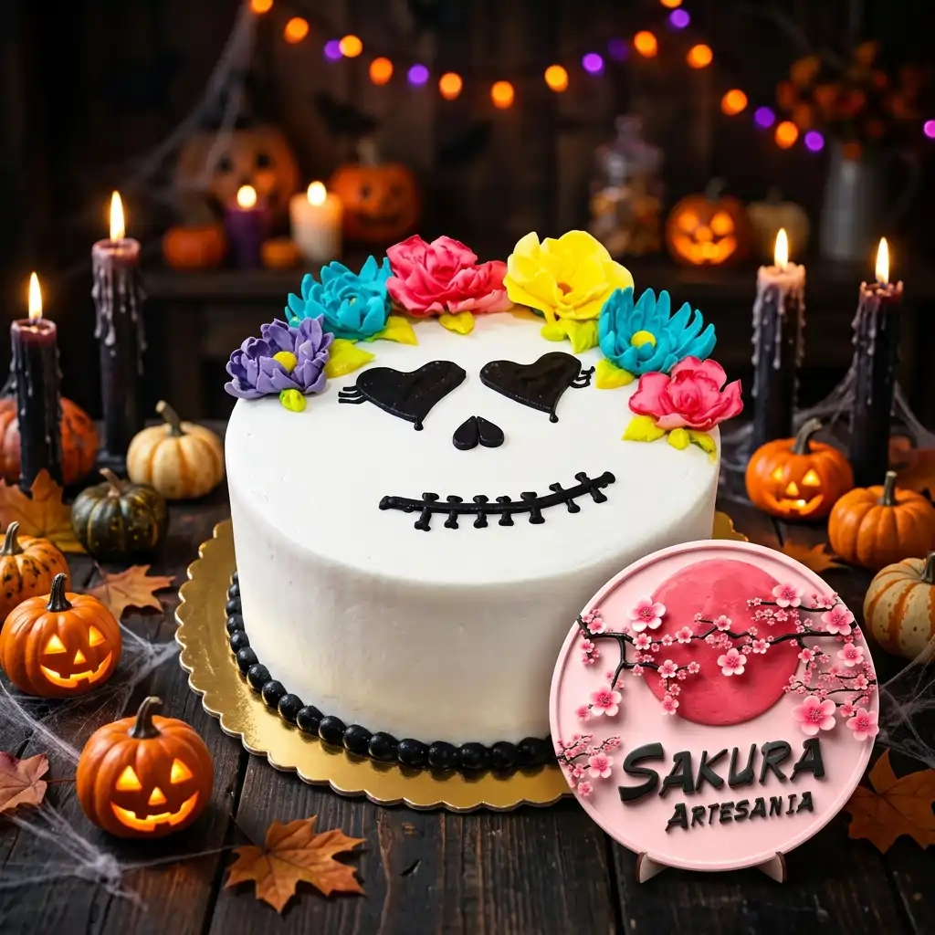 Torta calavera Halloween