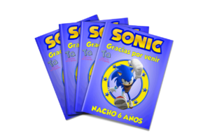 Libros souvenirs Sonic