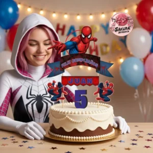 Spiderman cake Toppers