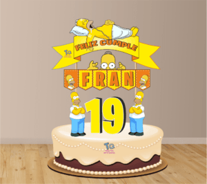 Homero Simpson cake Toppers cod AT415