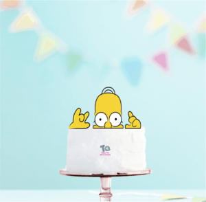 Los Simpson cake Toppers cod AT417