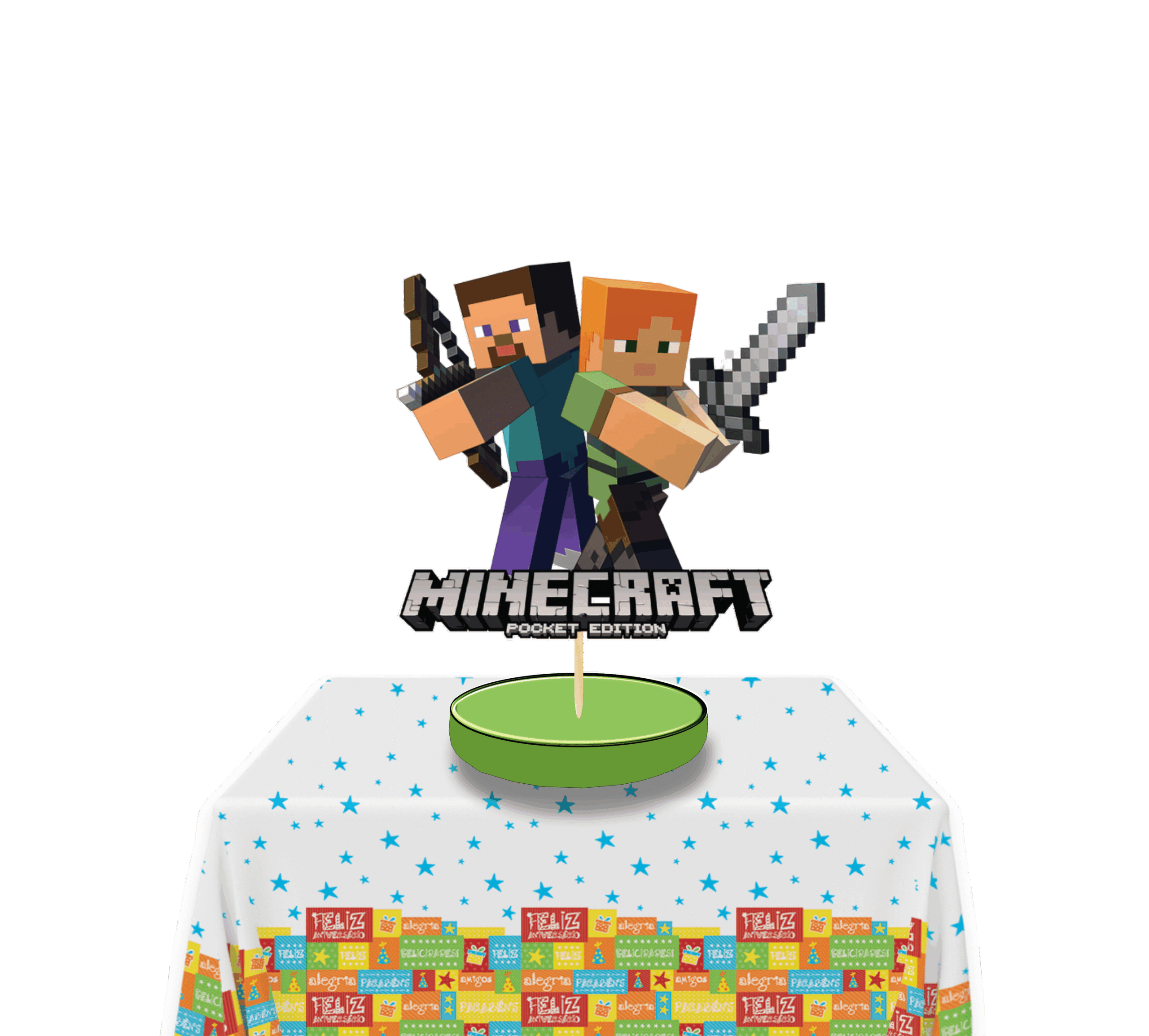 Minecraft Centro de mesa