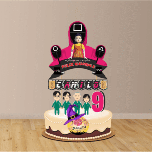 El juego del calamar cake Toppers cod AT436