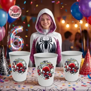 Vasos Spiderman pack x10