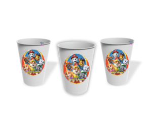 Vasos Patrulla canina pack x10