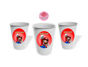 Vasos Mario Bros pack x10
