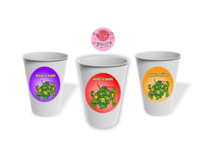 Vasos Tortugas Ninja pack x10