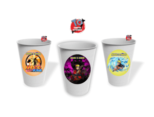 Vasos Naruto pack x10