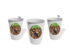 Vasos Minecraf pack x10