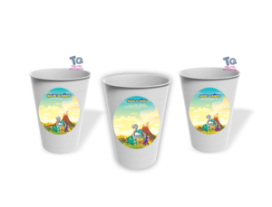 Vasos Dinosaurios pack x10