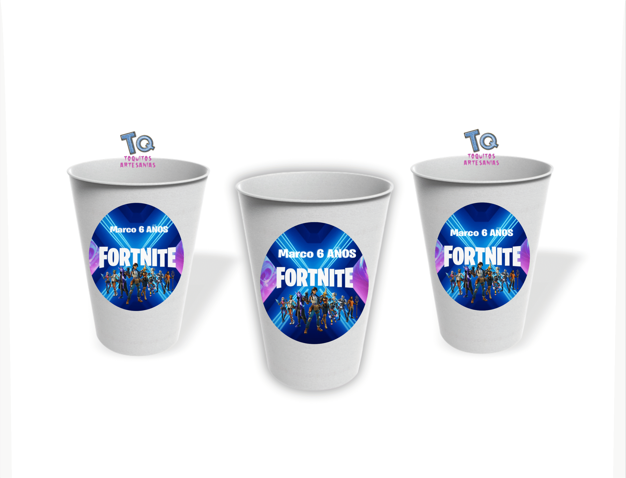 Vasos Fornite pack x10