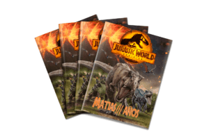 Libros souvenirs Jurassic World Dominion