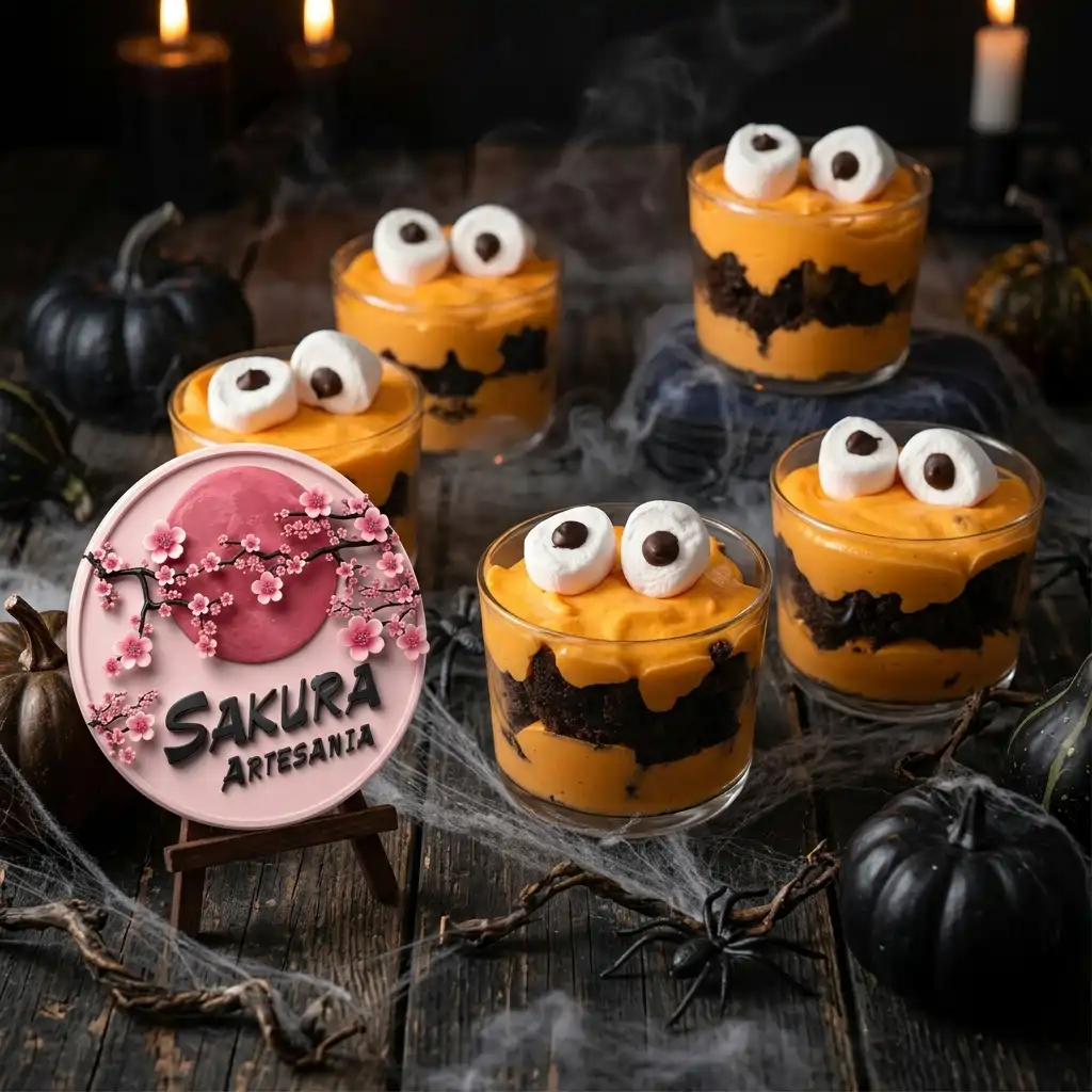 Postre Shot Halloween Calabaza loca 90ml