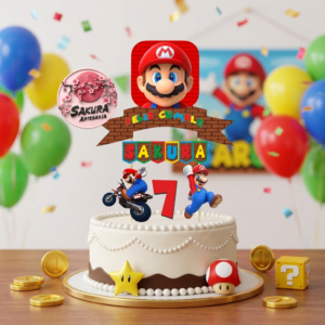 super mario bros cake Toppers