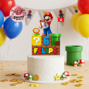 Mario bros cake Toppers cod AT482