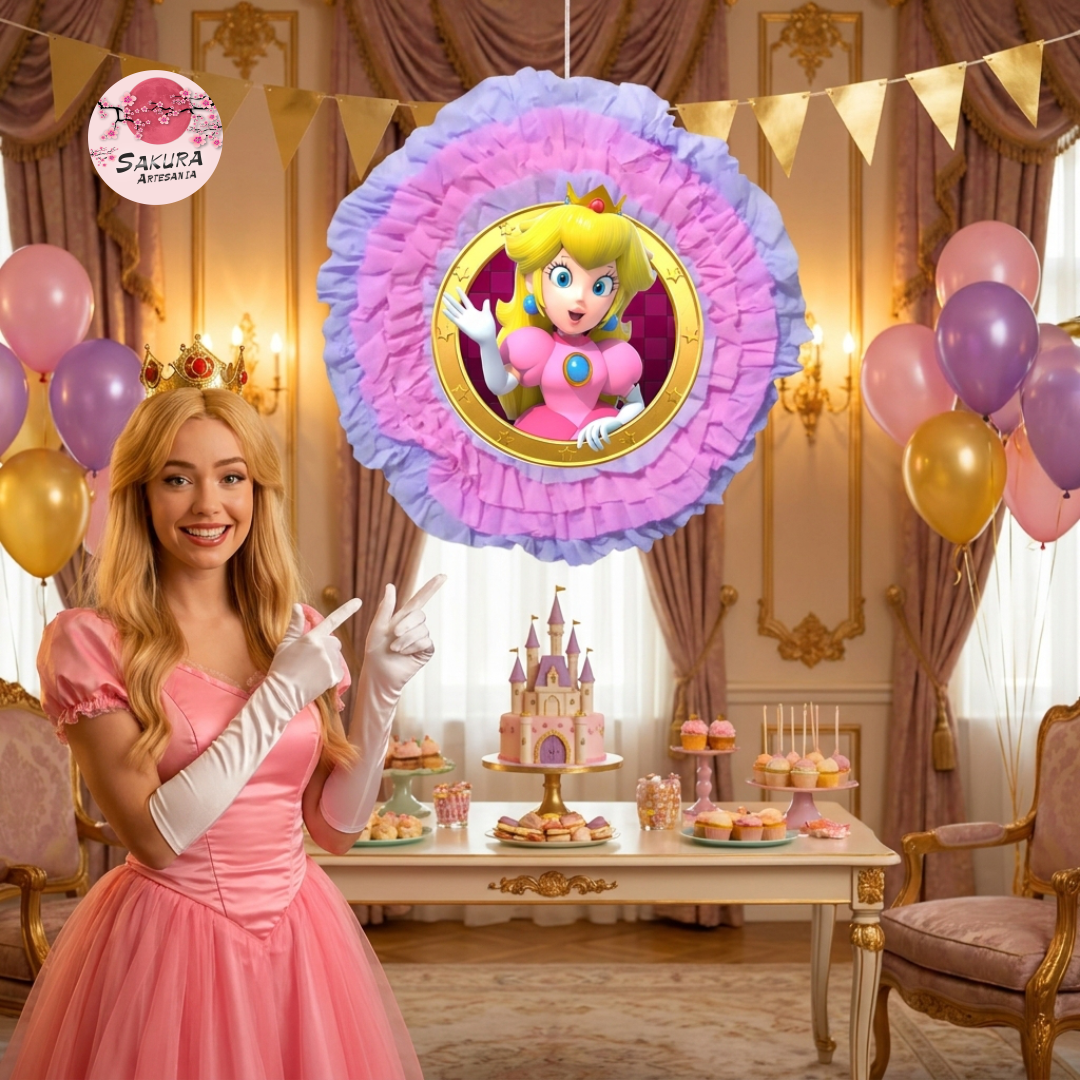 Piñata Mario bros Princesa - Imagen 2