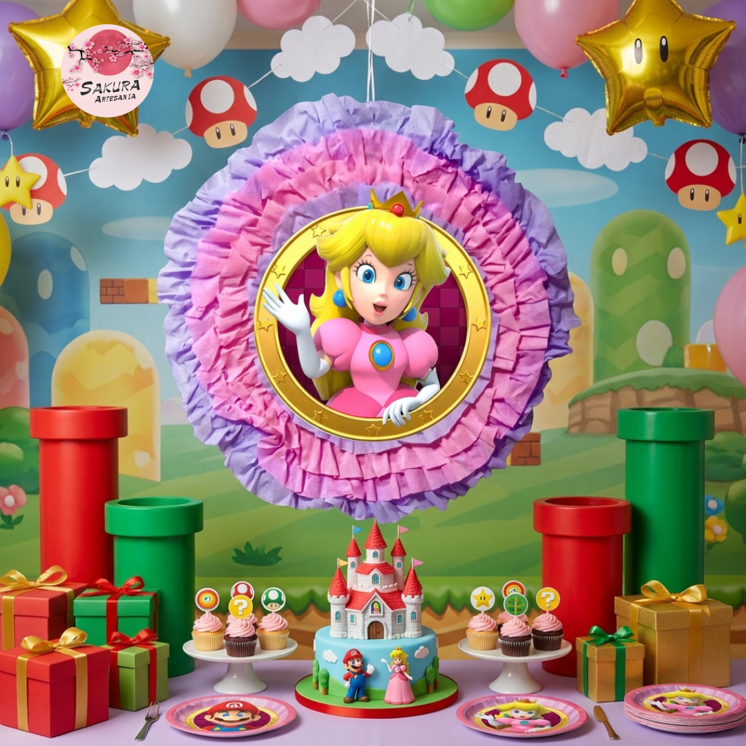 Piñata Mario bros Princesa - Imagen 4