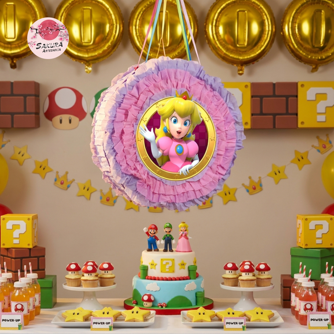 Piñata Mario bros Princesa - Imagen 3
