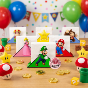 Servilleteros Mario Bros