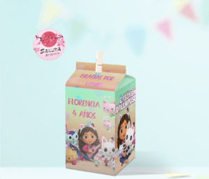 Gaby y la casa de muñecas caja souvenirs