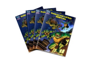 Libros souvenirs Tortugas Ninja