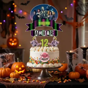 Beetlejuice cake Toppers