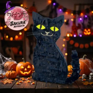 Piñata Gato negro Halloween