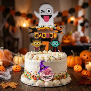 cake topper Halloween Fantasma