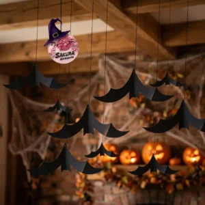 kit Halloween Murciélagos de colgar x10