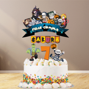 cake topper Halloween personajes