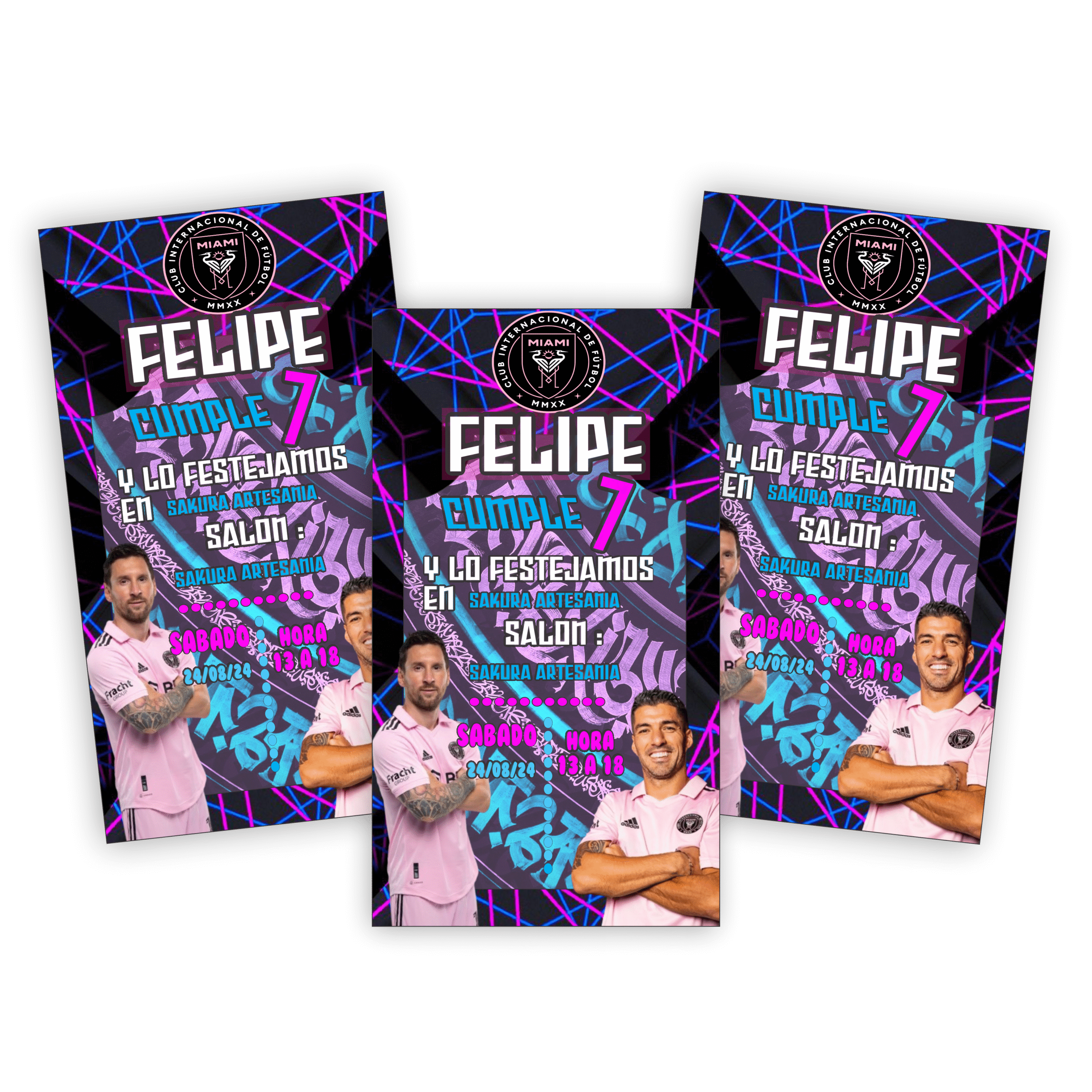 Inter Miami tarjetas fisicas + Digital de regalo