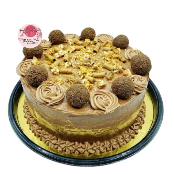 Trufas chocolate y dulce leche Cake