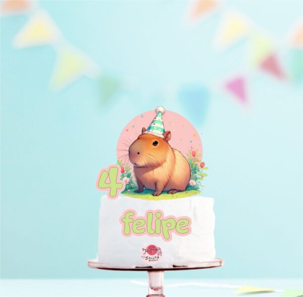 Capibara cake Toppers