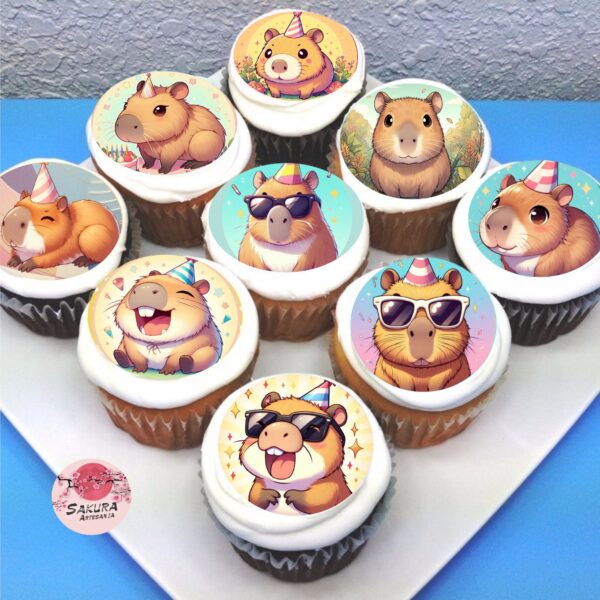 Cupcake con lamina Capibara